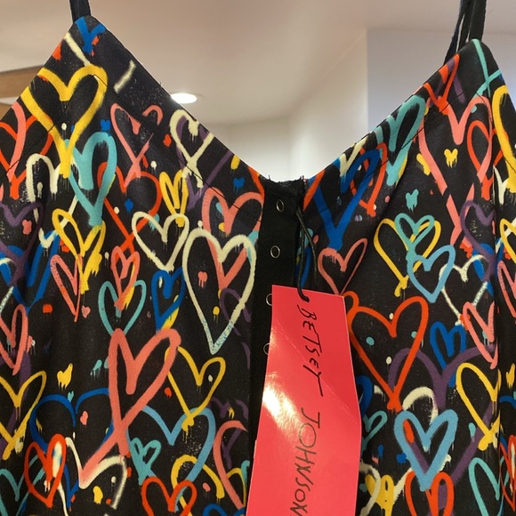 BETSY JOHNSON: Graffiti Body-Con Style Dress - Picture 3 of 4